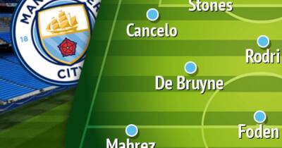 How Man City should line up vs Atletico Madrid in Champions League quarter-final