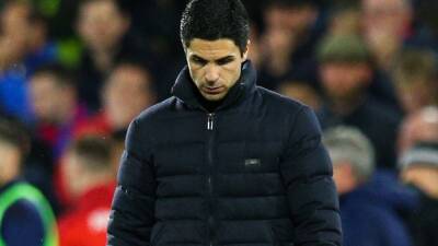 Mikel Arteta: Top-four pressure did not affect Arsenal players in Crystal Palace loss