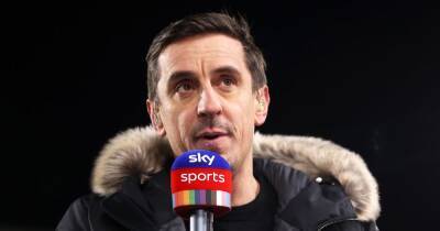 Gary Neville trolls Arsenal fans after Manchester United get top four boost