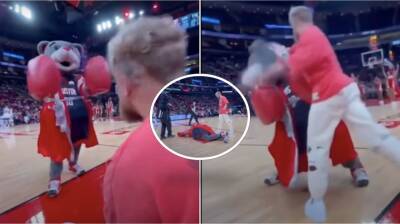 Jake Paul - Dana White - Tyron Woodley - Tommy Fury - Conor Macgregor - Logan Paul - Jake Paul goes full Deontay Wilder & knocks out mascot - givemesport.com - state Minnesota -  Houston