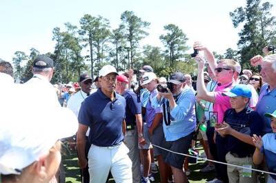 Bryson Dechambeau - Pga Tour - Tiger Woods - Justin Thomas - Nick Faldo - Fred Couples - PICTURES | Tiger-mania builds as Woods practices well at Augusta - news24.com - Usa