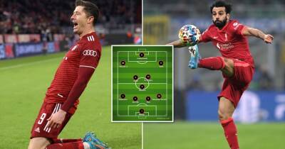 Salah, Lewandowski, De Bruyne: Best combined XI from Champions League last eight