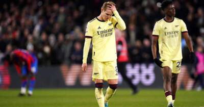 Arsenal cannot dwell on ‘terrible’ night at Crystal Palace, Martin Odegaard insists