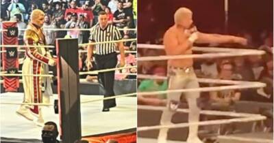 Cody Rhodes’ off-air promo and match after WWE Raw was heartfelt