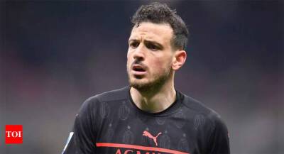 Inter Milan - Alessandro Florenzi - Italy's Florenzi to undergo knee surgery, season at risk - timesofindia.indiatimes.com - Italy -  Rome