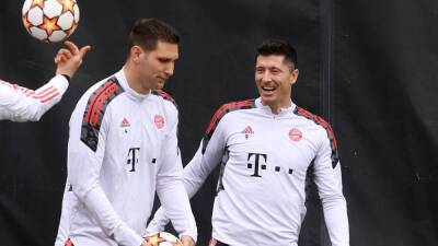 Lewandowski and Muller train with Bayern Munich ahead of Villarreal clash - in pictures
