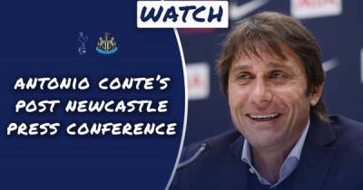 What Antonio Conte did just before Steven Bergwijn's Tottenham goal vs Newcastle