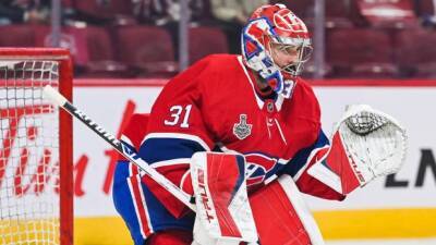 Price in net for Canadiens morning skate