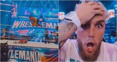 Jake Paul's reactions to Logan's impressive WWE WrestleMania spots were brilliant