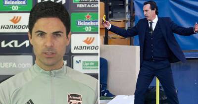 Unai Emery's hidden dig at Mikel Arteta exposed after Arsenal failure arrested by his successor