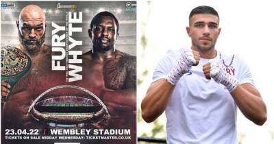The Tyson Fury vs Dillian Whyte undercard has been officially confirmed - Tommy Fury also in action