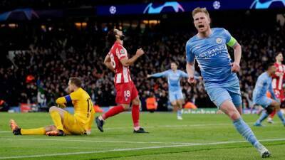 Kevin De Bruyne gives Manchester City advantage over Atletico Madrid