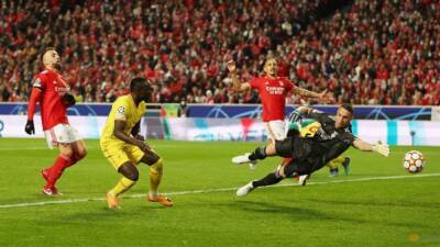 Toby Davis - Fernando Kallas - Darwin Núñez - Luis Díaz - Liverpool beat Benfica 3-1 to take firm grip on tie - channelnewsasia.com - France -  Lisbon
