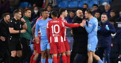 Pep Guardiola sends Man City players warning for second leg after Atletico Madrid antics