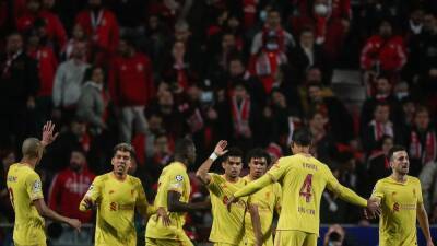 Champions League: Liverpool In Sight Of Semis After Putting Three Past Benfica