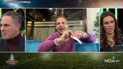 El Chiringuito - Silvia Barba - La reacción de Soria en la pausa de publicidad después de ser retratado - en.as.com