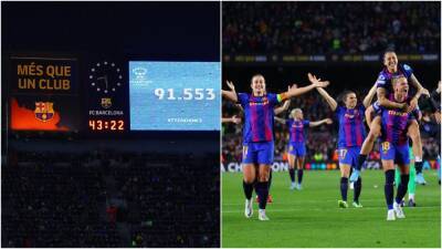 Barcelona could smash attendance record again as Nou Camp sells out for Wolfsburg tie