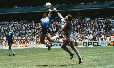 Maradona’s shirt from ‘Hand of God’ England match estimated to sell for £4m