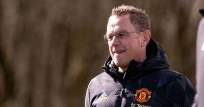 Ralf Rangnick - Julen Lopetegui - Luis Enrique - Ralf Rangnick set to work just SIX days a month in new Manchester United role once he steps down as interim boss - msn.com - Britain - Manchester - Germany - Spain -  Leicester