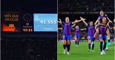 Barcelona could smash attendance record again after Nou Camp tickets sell out for UWCL tie