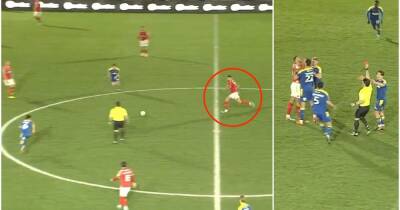 Charlton's Ryan Inniss sent off for shocking tackle vs AFC Wimbledon
