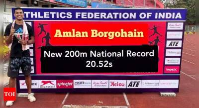 Amlan Borgohain sets national mark, Sable cracks 5000m meet record on debut