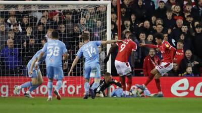 Nottingham Forest battle past Coventry to move into play-off places