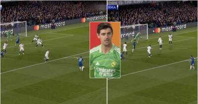 Thiabaut Courtois produced stunning save to deny Azpilicueta in Chelsea v Real Madrid
