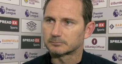 Frank Lampard put on the spot in interview as Everton move within point of being relegated