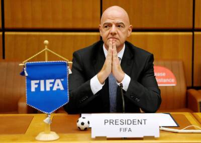 Bayern Munich - Gianni Infantino - Tiger Woods - Jo Wilfried Tsonga - FIFA says it has no plans for 100-minute World Cup games - arabnews.com - Manchester - Qatar - France - Italy - Liverpool