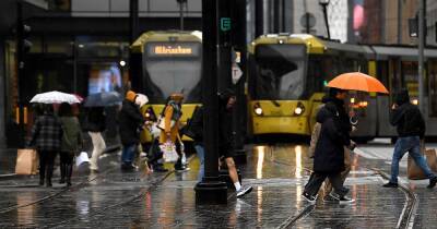 Manchester weather with rain forecast and temperatures to sharply drop