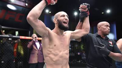 UFC 273: 'King' Khamzat Chimaev doubts Gilbert Burns' mettle, targets Kamaru Usman's crown