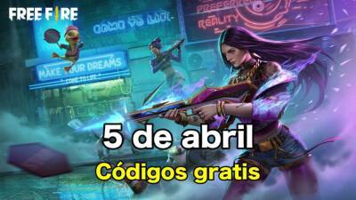 Códigos Free Fire de hoy 5 de abril de 2022; todas las recompensas gratis - MeriStation - en.as.com