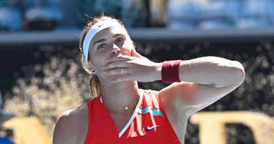 Aryna Sabalenka ‘super happy’ as she snaps losing streak to win opening match Charleston