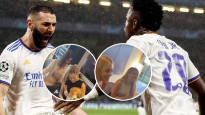 Las parejas de los jugadores del Madrid celebran por todo lo alto la victoria en Champions - Tikitakas