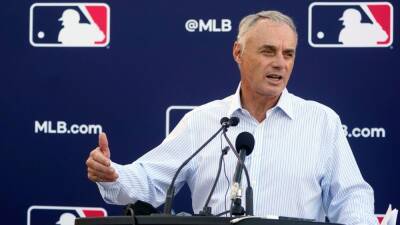 MLB commissioner Rob Manfred - Adding pitch clock on 'priority list' for owners