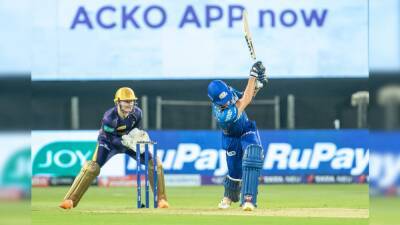 Tim David - Dewald Brevis - Daniel Sams - Watch: Dewald Brevis' No-Look Six Reminds Fans Of AB De Villiers - sports.ndtv.com - South Africa - India -  Pune -  Kolkata