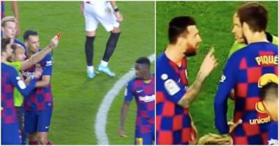 Lionel Messi's trick to save Barcelona's Dembele from red card in 2019
