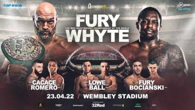 Tyson Fury vs Dillian Whyte Undercard: Who is Competing?