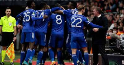 Brendan Rodgers - Wesley Fofana - Marc Albrighton - Europa Conference League odds: Leicester City tipped to go all the way ahead of PSV clash - msn.com - France - Netherlands -  Leicester -  Prague