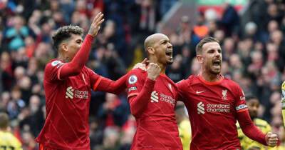 Fabinho injury latest as Liverpool star on course to face Man City