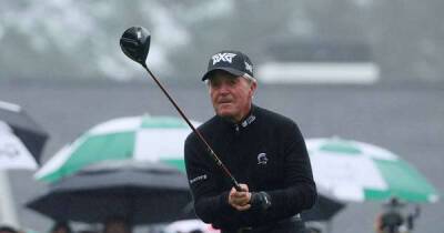 Gary Player dons Golf Saudi logo at Masters as he issues staunch defence of Phil Mickelson
