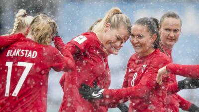 Ada Hegerberg scores hat-trick on her return to the Norway squad after five years away from international football