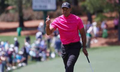 Tiger Woods says he is ‘right where I need to be’ after Masters first round