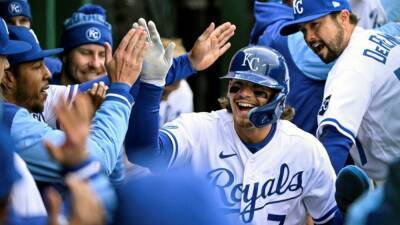Cy Young - Cleveland Guardians - Bobby Witt Jr. hits clutch double in MLB debut to key Kansas City Royals win - espn.com - state Missouri