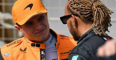 Norris: Mercedes, Hamilton struggles 'nice to see'