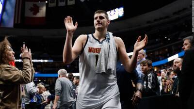 Nikola Jokic - Nikola Jokic makes NBA history in Denver Nuggets win over Memphis Grizzlies - edition.cnn.com -  Memphis -  Denver