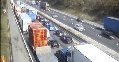 M6 drivers hit by long delays after serious crash stops traffic with one in hospital