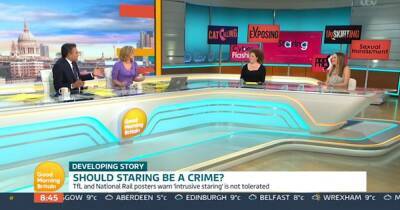 Good Morning Britain in tense debate over whether staring should be a crime leaving viewers divided