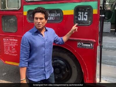 "Bus No 315": Sachin Narrates Tale From His Days As A Budding Cricketer